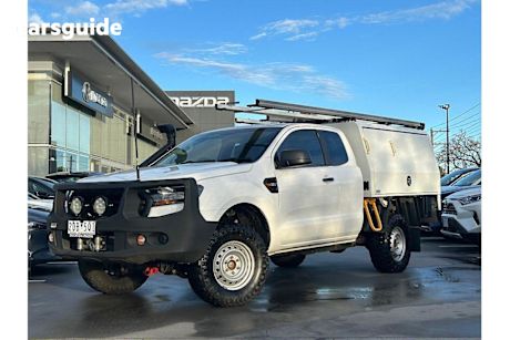 White 2020 Ford Ranger Ute Tray XL 4X4