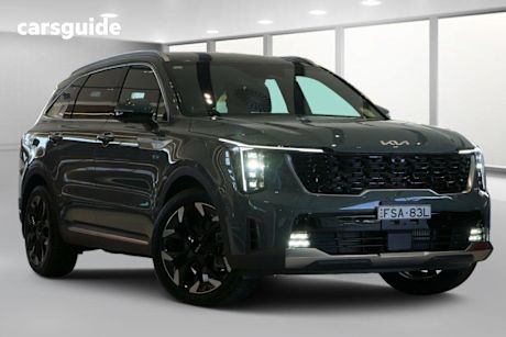 Green 2025 Kia Sorento Wagon GT-Line 7 Seat