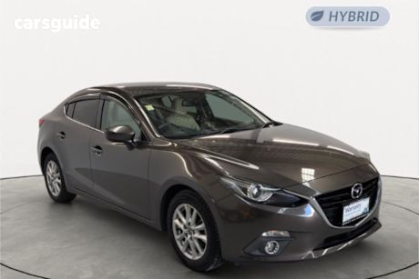 Brown 2013 Mazda Axela Hybrid Sedan