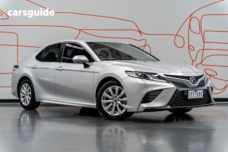 Silver 2019 Toyota Camry Sedan
