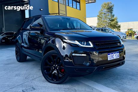 Black 2016 Land Rover Range Rover Evoque Wagon Td4 150 Pure
