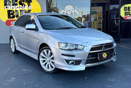 Silver 2011 Mitsubishi Lancer Sedan CJ Aspire Sedan 4dr CVT 6sp 2.4i [MY11]