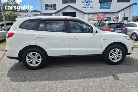 White 2011 Hyundai Santa FE Wagon Slx Crdi (4X4)