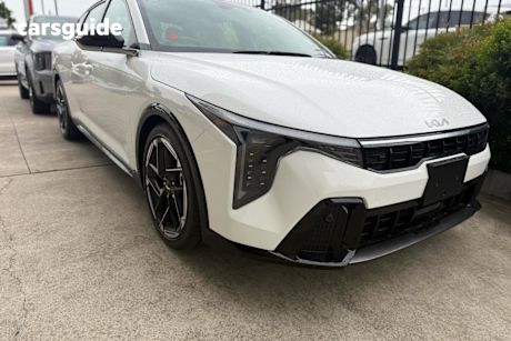 White 2024 Kia K4 Sedan GT-Line