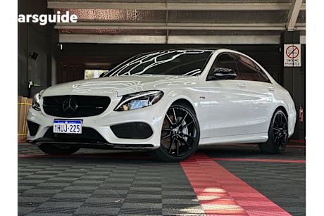 White 2016 Mercedes-Benz C43 Sedan