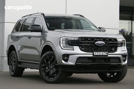 Silver 2025 Ford Everest Wagon SPORT 4X4