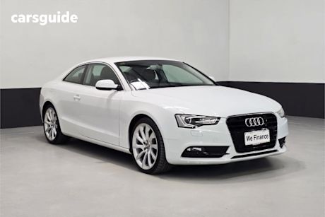 White 2012 Audi A5 Coupe 1.8 Tfsi