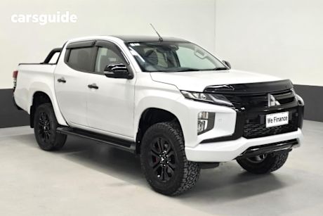 White 2021 Mitsubishi Triton Double Cab Pick Up Gsr (4X4)