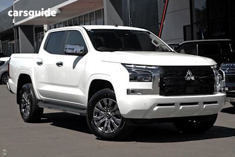 White 2025 Mitsubishi Triton Ute Tray GLS 4X4