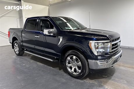 Blue 2023 Ford F150 Double Cab Pick Up Lariat LWB (4WD)