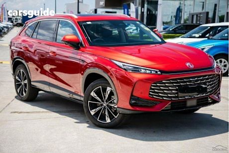 Red 2025 MG HS SUV ESSENCE F