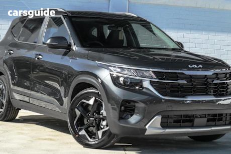 Grey 2025 Kia Seltos Wagon Sport+ (awd)