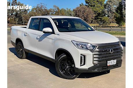 White 2023 Ssangyong Musso Ute Tray ULTIMATE 4X4