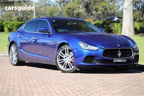 Blue 2016 Maserati Ghibli Sedan S R