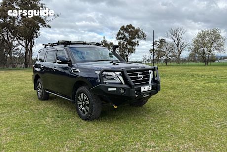 Blue 2020 Nissan Patrol Wagon TI (4X4)