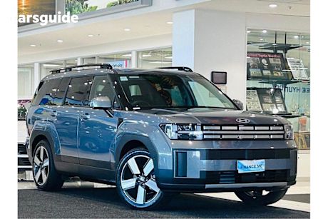 Blue 2024 Hyundai Santa FE SUV HYBRID 4X4