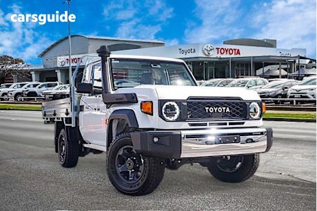 White 2024 Toyota Landcruiser Cab Chassis Lc79 Gxl