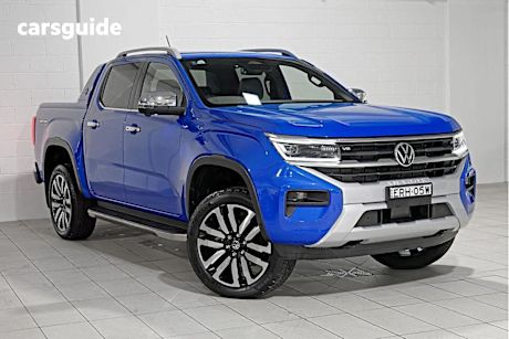 Blue 2023 Volkswagen Amarok Ute Tray TDI600 AVENTURA 4X4