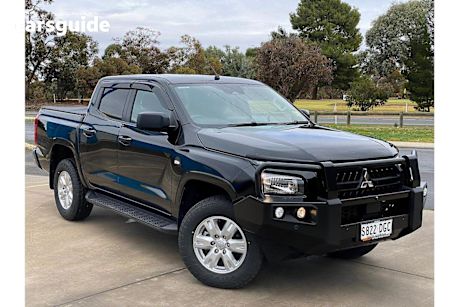 Black 2024 Mitsubishi Triton Ute Tray GLX+ 4X4