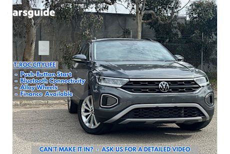 Grey 2023 Volkswagen T-ROC SUV CITYLIFE F
