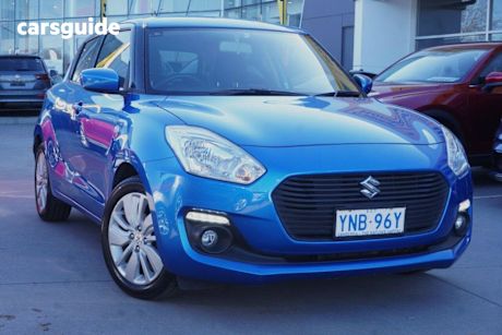 Blue 2018 Suzuki Swift Hatchback GL Navigator