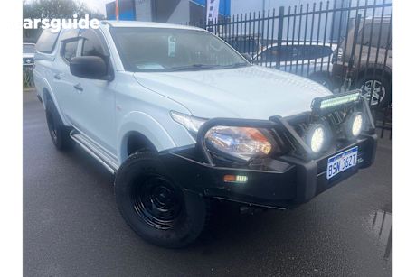 White 2017 Mitsubishi Triton Dual Cab Utility Glx (4X4)