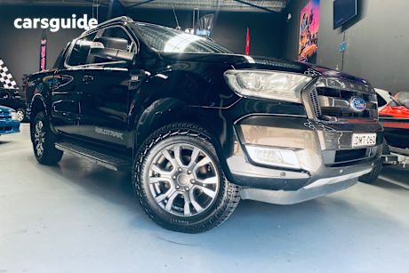 Black 2018 Ford Ranger Dual Cab Pick-up Wildtrak 3.2 (4X4)