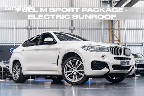 White 2016 BMW X6 Coupe Xdrive 40D
