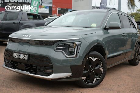 Green 2022 Kia Niro Wagon Ev Gt-Line Black C Pillar