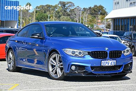 Blue 2014 BMW 4 Coupe 435I R