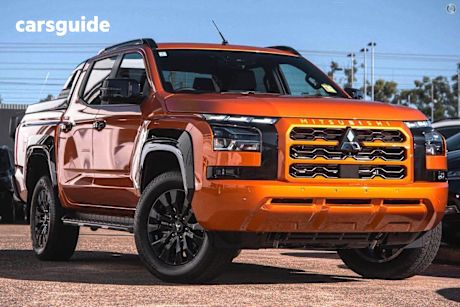Orange 2025 Mitsubishi Triton Ute Tray GSR 4X4