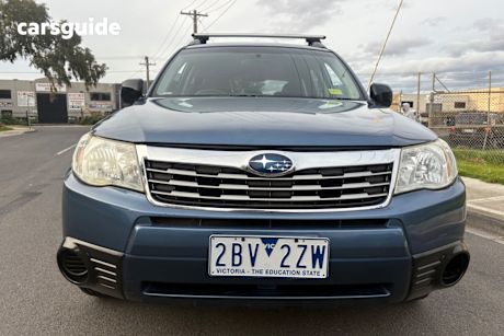 Blue 2008 Subaru Forester Wagon X