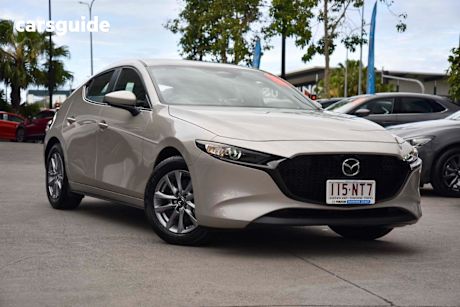 Gold 2025 Mazda 3 Hatchback G20 Pure