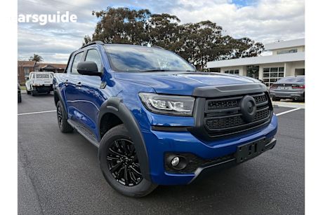 Blue 2025 GWM Cannon Ute Tray VANTA 4X4