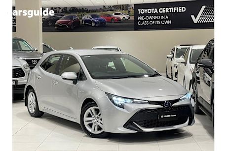 Silver 2021 Toyota Corolla Hatch ASCENT SPORT HYBRID F