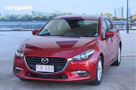 Red 2016 Mazda 3 Sedan Touring