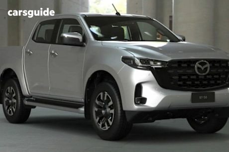 Silver 2024 Mazda BT-50 Dual Cab Pick-up GT (4X4)