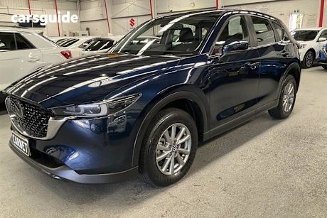 Blue 2023 Mazda CX-5 Wagon Maxx Sport (fwd)
