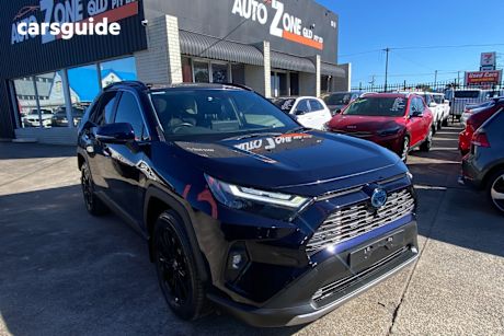 Blue 2023 Toyota RAV4 Wagon Cruiser (2Wd) Hybrid