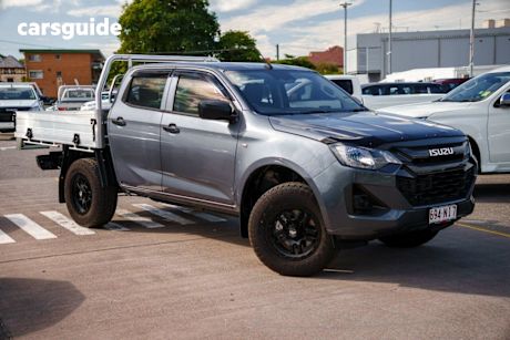 Grey 2025 Isuzu D-MAX Crew Cab Chassis SX (4X4)