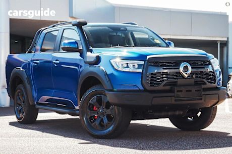 Blue 2025 GWM Cannon Ute Tray XSR 4X4