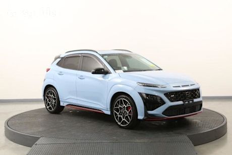 Blue 2023 Hyundai Kona Wagon N Line (awd)