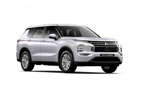White 2025 Mitsubishi Outlander SUV ES F
