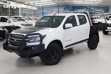 White 2017 Holden Colorado Cab Chassis Ls (4X4)