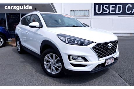 White 2019 Hyundai Tucson Wagon Active X (Fwd)