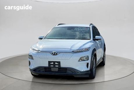 White 2020 Hyundai Kona Wagon Elite Electric
