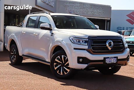 White 2025 GWM Cannon Dual Cab Utility Premium (4X4)