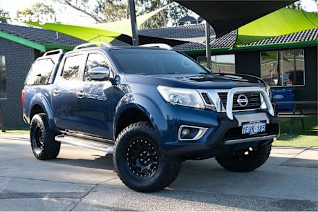 Blue 2015 Nissan Navara Dual Cab Utility ST-X (4X4)