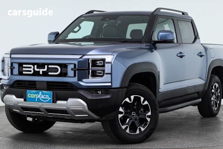 Blue 2024 BYD Shark 6 Dual Cab Utility Dual Motor Premium