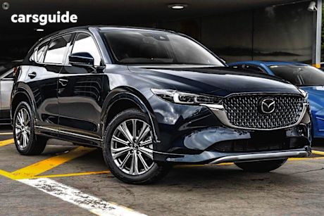 Blue 2025 Mazda CX-5 SUV G35 AKERA 4X4